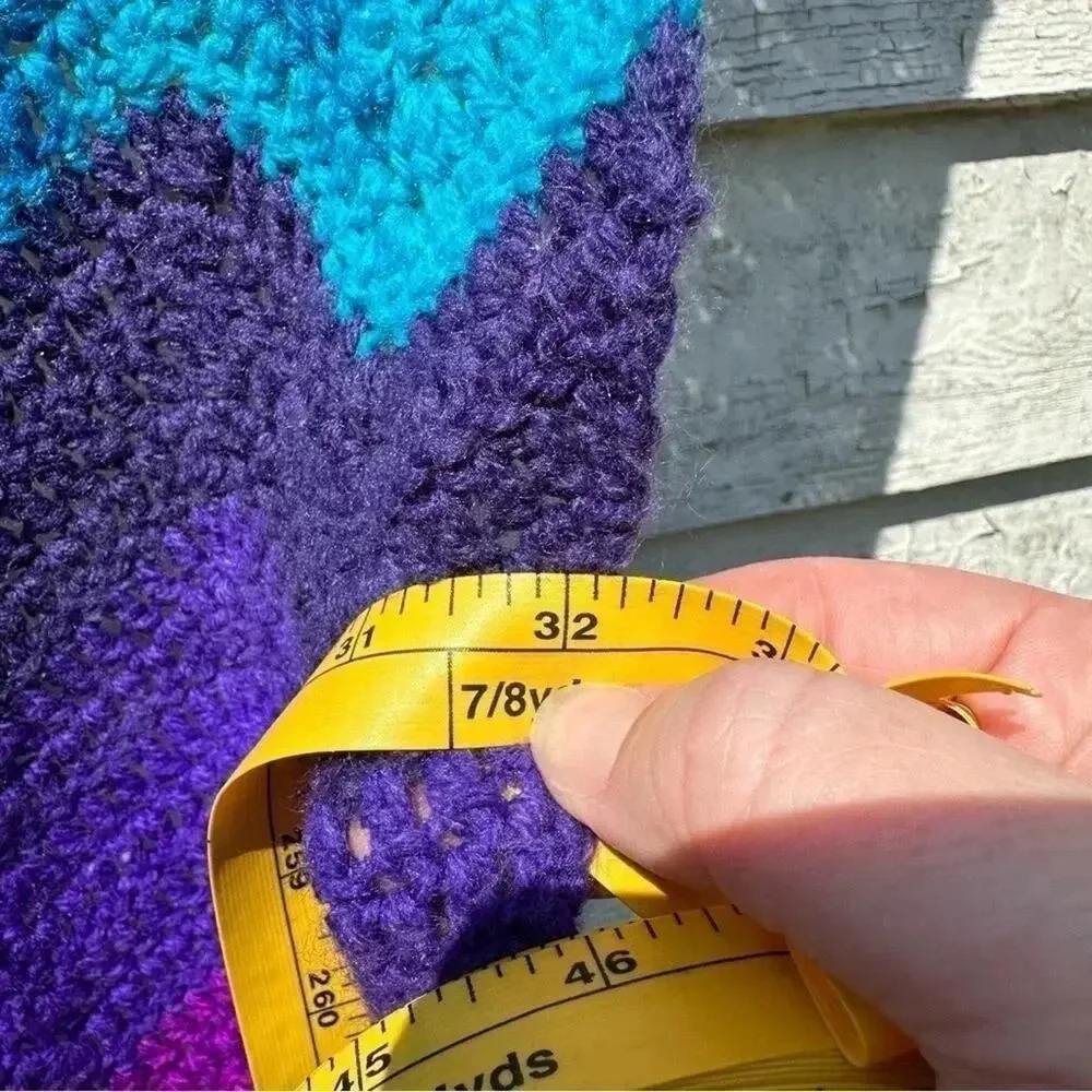 Handmade Chevron Pattern Afghan32